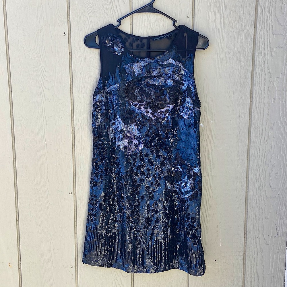 All Saints Hand embellished sequin dress - tags on